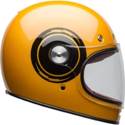 Bell Bullitt Helmet - Bolt Gloss Yellow/Black -Cycling Apparel Store bell bullitt culture helmet bolt gloss yellow black clear shield right 53164.1569334662