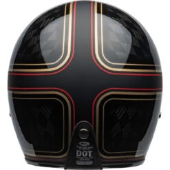 Bell Custom 500 Helmet - Carbon RSD Checkmate Matte/Gloss Black/Gold -Cycling Apparel Store bell custom 500 carbon culture helmet rsd checkmate matte gloss black gold back 41156.1569353799
