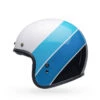 Bell Custom 500 Helmet - Riff Gloss White/Blue 1 Bell Custom 500 Helmet - Riff Gloss White/Blue -Cycling Apparel Store bell custom 500 culture classic open face motorcycle helmet riff gloss white blue 2 90205.1633100753