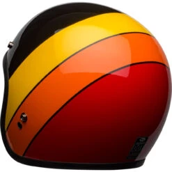 Bell Custom 500 Helmet - Riff Gloss Black/Yellow/Orange/Red -Cycling Apparel Store bell custom 500 culture helmet riff gloss black yellow orange red back left 83723.1611949647