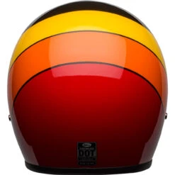 Bell Custom 500 Helmet - Riff Gloss Black/Yellow/Orange/Red -Cycling Apparel Store bell custom 500 culture helmet riff gloss black yellow orange red back 02540.1611949662
