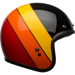 Bell Custom 500 Helmet - Riff Gloss Black/Yellow/Orange/Red -Cycling Apparel Store bell custom 500 culture helmet riff gloss black yellow orange red right 76501.1611949641