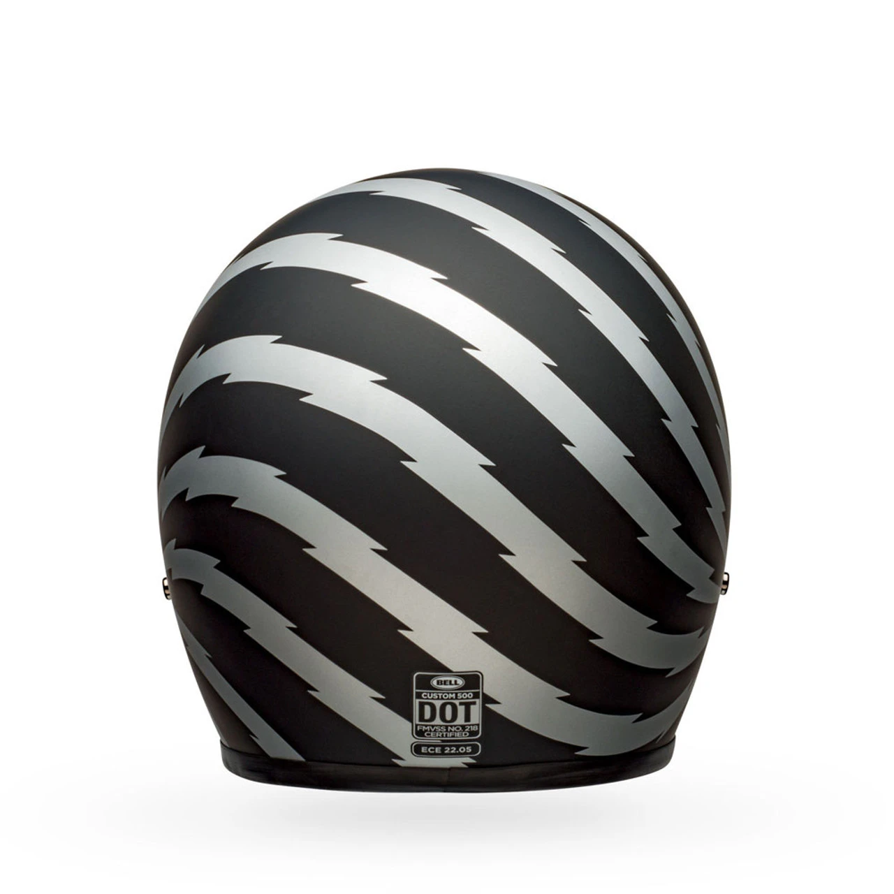 Bell Custom 500 Helmet - Vertigo Matte Black/Silver 4 Bell Custom 500 Helmet - Vertigo Matte Black/Silver - Image 2