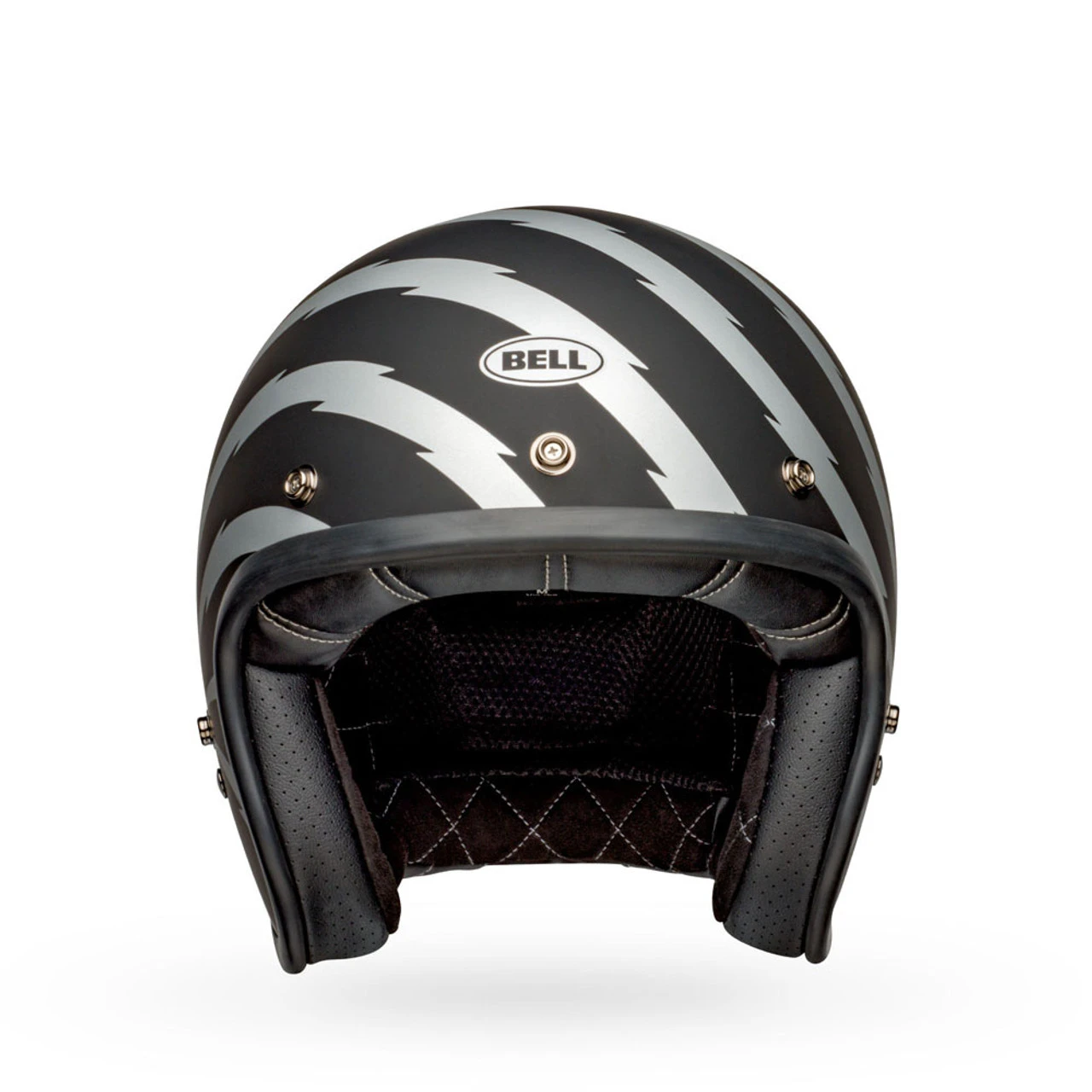 Bell Custom 500 Helmet - Vertigo Matte Black/Silver 6 Bell Custom 500 Helmet - Vertigo Matte Black/Silver - Image 4