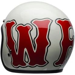 Bell Custom 500 RSD WFO Gloss White/Red Helmet -Cycling Apparel Store bell custom 500 se culture helmet rsd wfo gloss white red back left 08708.1536153360