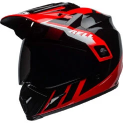 Bell MX-9 Adventure MIPS Helmet - Dash Gloss Black/Red/White