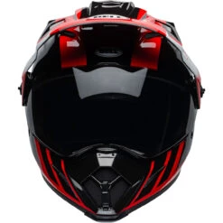 Bell MX-9 Adventure MIPS Helmet - Dash Gloss Black/Red/White -Cycling Apparel Store bell mx 9 adventure mips dirt helmet dash gloss black red white front 94727.1569850383