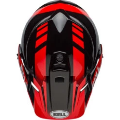 Bell MX-9 Adventure MIPS Helmet - Dash Gloss Black/Red/White -Cycling Apparel Store bell mx 9 adventure mips dirt helmet dash gloss black red white top 92651.1569850375