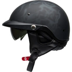 Bell Pit Boss Helmet - Flames Matte Black/Gray -Cycling Apparel Store bell pit boss cruiser helmet flames matte black gray left 54914.1569509635