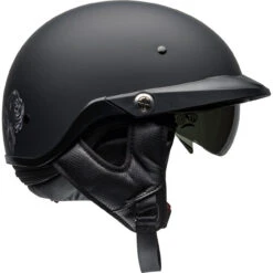 Bell Pit Boss Helmet - Roses Matte Black/Gunmetal 18 Bell Pit Boss Helmet - Roses Matte Black/Gunmetal -Cycling Apparel Store bell pit boss cruiser helmet roses matte black gunmetal right 29478.1569508324