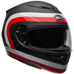 Bell RS-2 Crave Matte/Gloss Black/White/Red Helmet -Cycling Apparel Store bell rs 2 street helmet crave matte gloss black white red front right 59275.1536600998