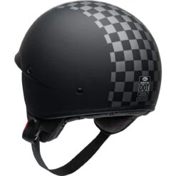 Bell Scout Air Helmet - Check Matte Black/White -Cycling Apparel Store bell scout air cruiser helmet check matte black white back left 78538.1569507567