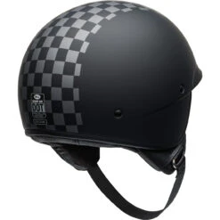 Bell Scout Air Helmet - Check Matte Black/White -Cycling Apparel Store bell scout air cruiser helmet check matte black white back right 32981.1569507555
