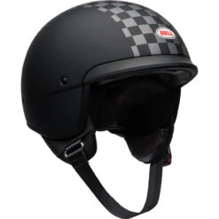 Bell Scout Air Helmet - Check Matte Black/White -Cycling Apparel Store bell scout air cruiser helmet check matte black white front right 33567.1569507556