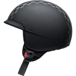 Bell Scout Air Helmet - Check Matte Black/White -Cycling Apparel Store bell scout air cruiser helmet check matte black white left 54565.1569507552