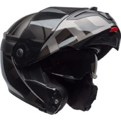 Bell SRT Modular Helmet - Predator Matte/Gloss Blackout -Cycling Apparel Store bell srt modular street helmet predator matte gloss blackout front right 1 48690.1610113567