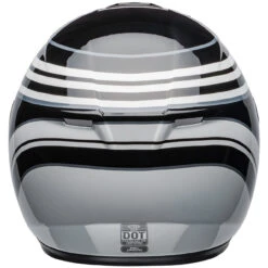 Bell SRT Helmet - Vestige Gloss White/Black -Cycling Apparel Store bell srt street helmet vestige gloss white black back 13342.1562079277