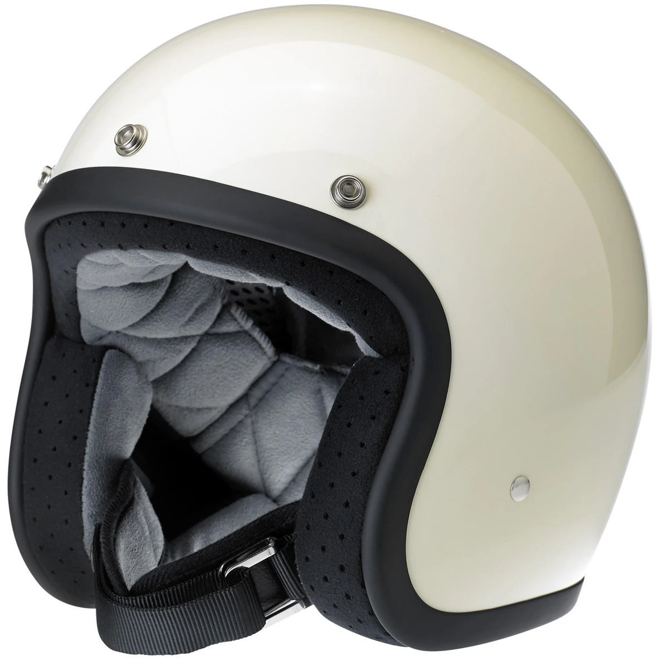 Biltwell Bonanza Helmet - Gloss Vintage White