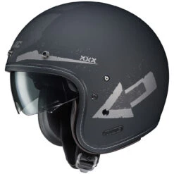 HJC IS-5 Helmet - Arrow Black -Cycling Apparel Store hjc is 5 open face helmet arrow black silver 1 71062.1540238759