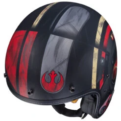 HJC IS-5 Helmet - Star Wars X-Wing Poe Dameron -Cycling Apparel Store hjc is 5 open face helmet x wing poe dameron star wars 4 78167.1540237674