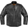 Icon 1000 Retrograde Leather Jacket -Cycling Apparel Store icon1000 Retrograde Black leather jacket 03880.1456857354