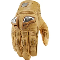 Icon 1000 Retrograde Gloves -Cycling Apparel Store icon1000 retrograde motorcycle gloves tan 45051.1456859587
