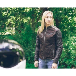 Speed And Strength Street Savvy Women's Leather/Textile Jacket - Oxblood/Black -Cycling Apparel Store speed strength straight savvy jacket c 87767.1533766363