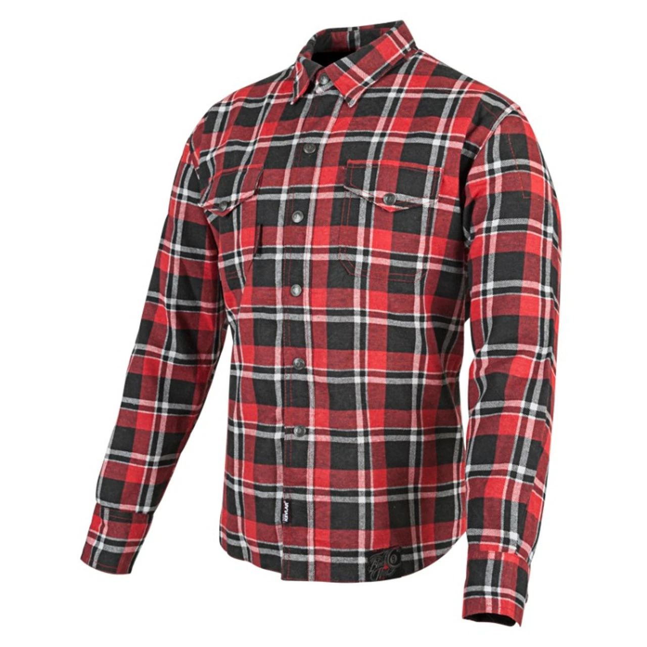 Speed And Strength Black Nine Reinforced Moto Flannel Shirt - Red/Black